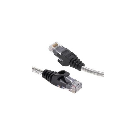Cable Wholesale Cat6a Slim Armored Anti-Rodent Copper Ethernet Cable, 10 Gigabit, 28AWG, 500 MHz, POE 13X6-60050